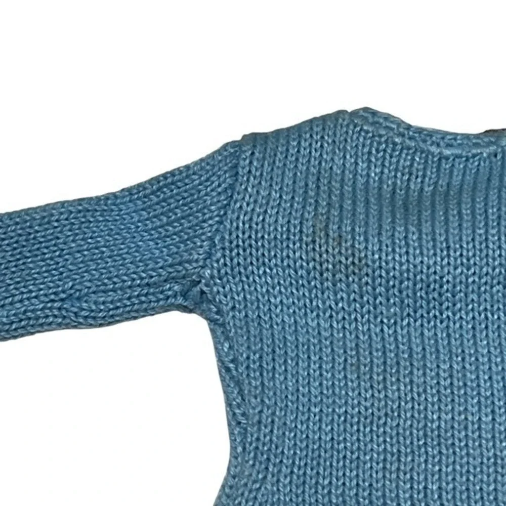 Michael Simon North Pole Mini Sweater Ornament Icy Blue Multi H094328 Beaded Box